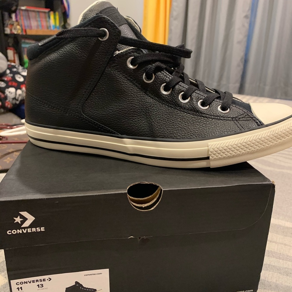 Special edition leather converse chucks